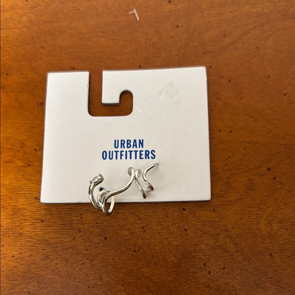 Urban Outfitters Silver Serpentine Ear Cuff